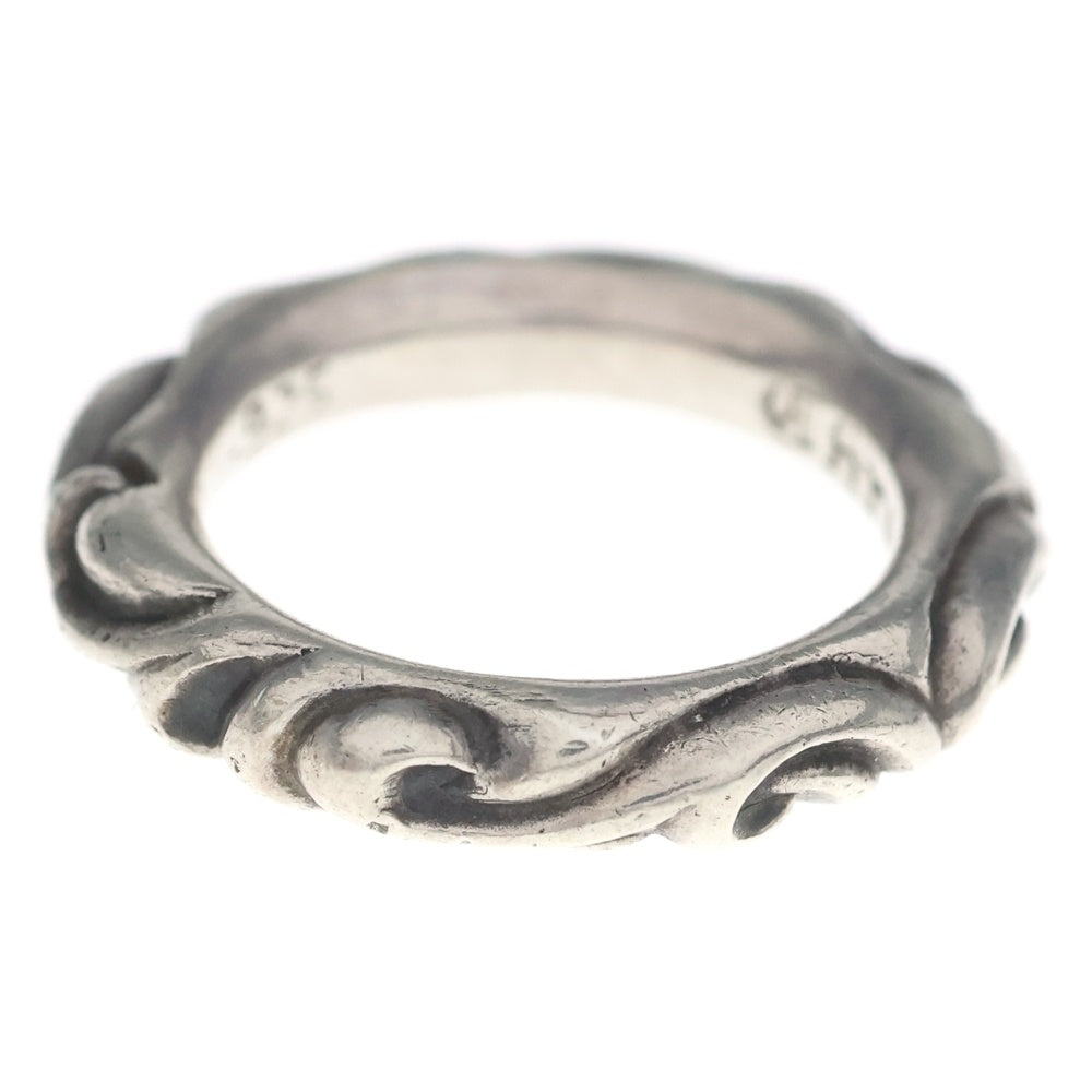 CHROME HEARTS(クロムハーツ) SCRL BAND スクロールバンド リング シルバー BCA351