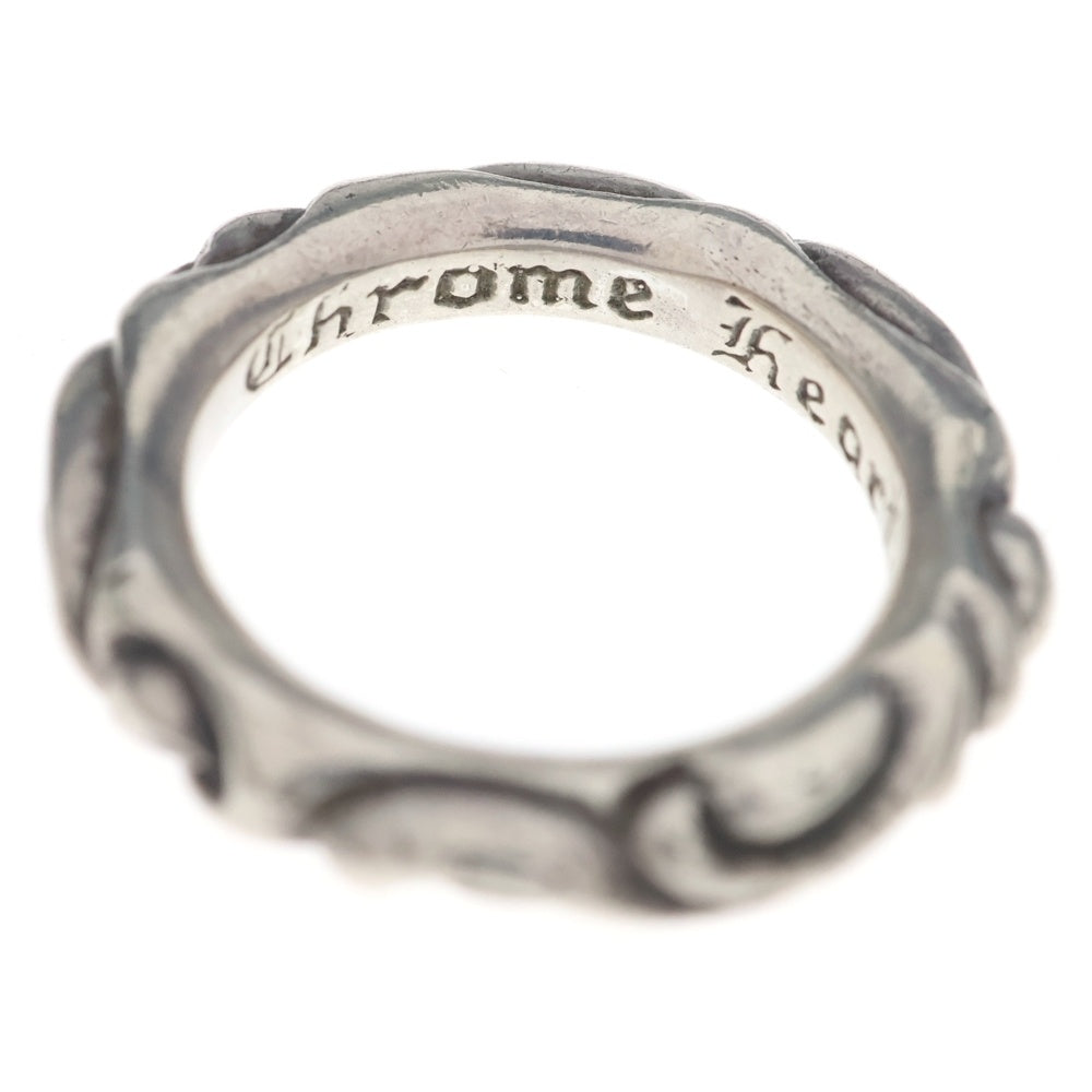 CHROME HEARTS(クロムハーツ) SCRL BAND スクロールバンド リング シルバー BCA351