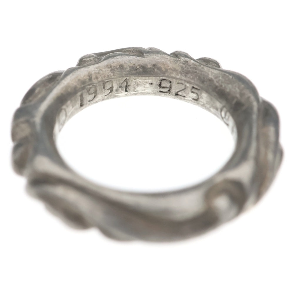 CHROME HEARTS(クロムハーツ) SCRL BAND スクロールバンド リング シルバー BCA351