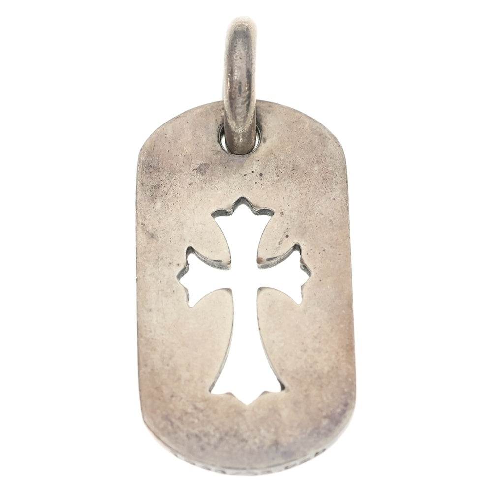CHROME HEARTS(クロムハーツ) D TAG SML CO CRS カットアウトクロスドッグタグ スモールドッグタグネックレストップ