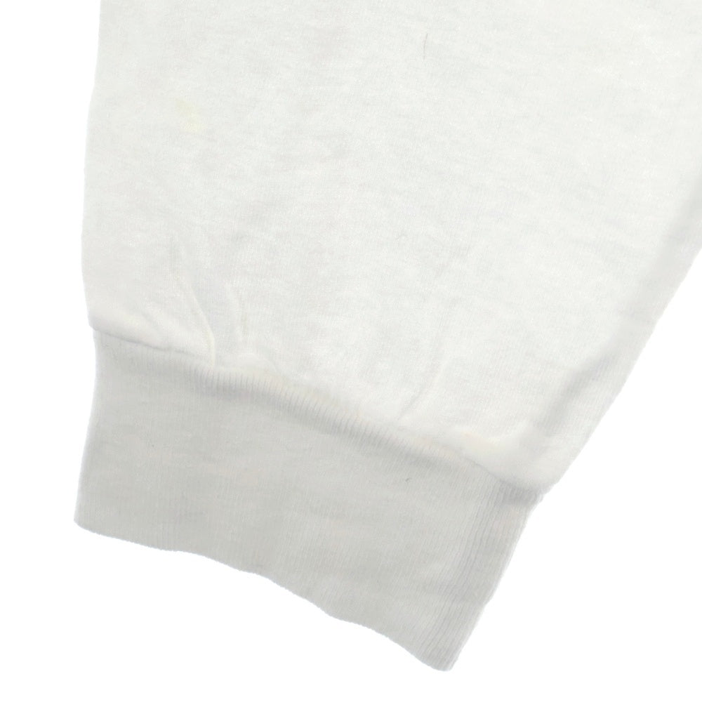 CHROME HEARTS(クロムハーツ) OLD CH SCROLL LOGO L/S TEE スクロールロゴ アームプリント長袖Tシャツ ホワイト