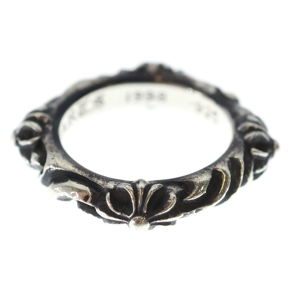 CHROME HEARTS(クロムハーツ) CROSS BAND クロスバンド リング シルバー BCA342 レディース