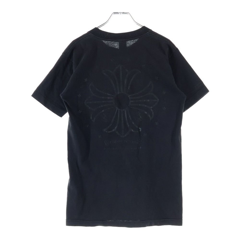 CHROME HEARTS(クロムハーツ) OLD MADE IN HOLLYWOOD CHプラスロゴ ポケット半袖Tシャツ ブラック