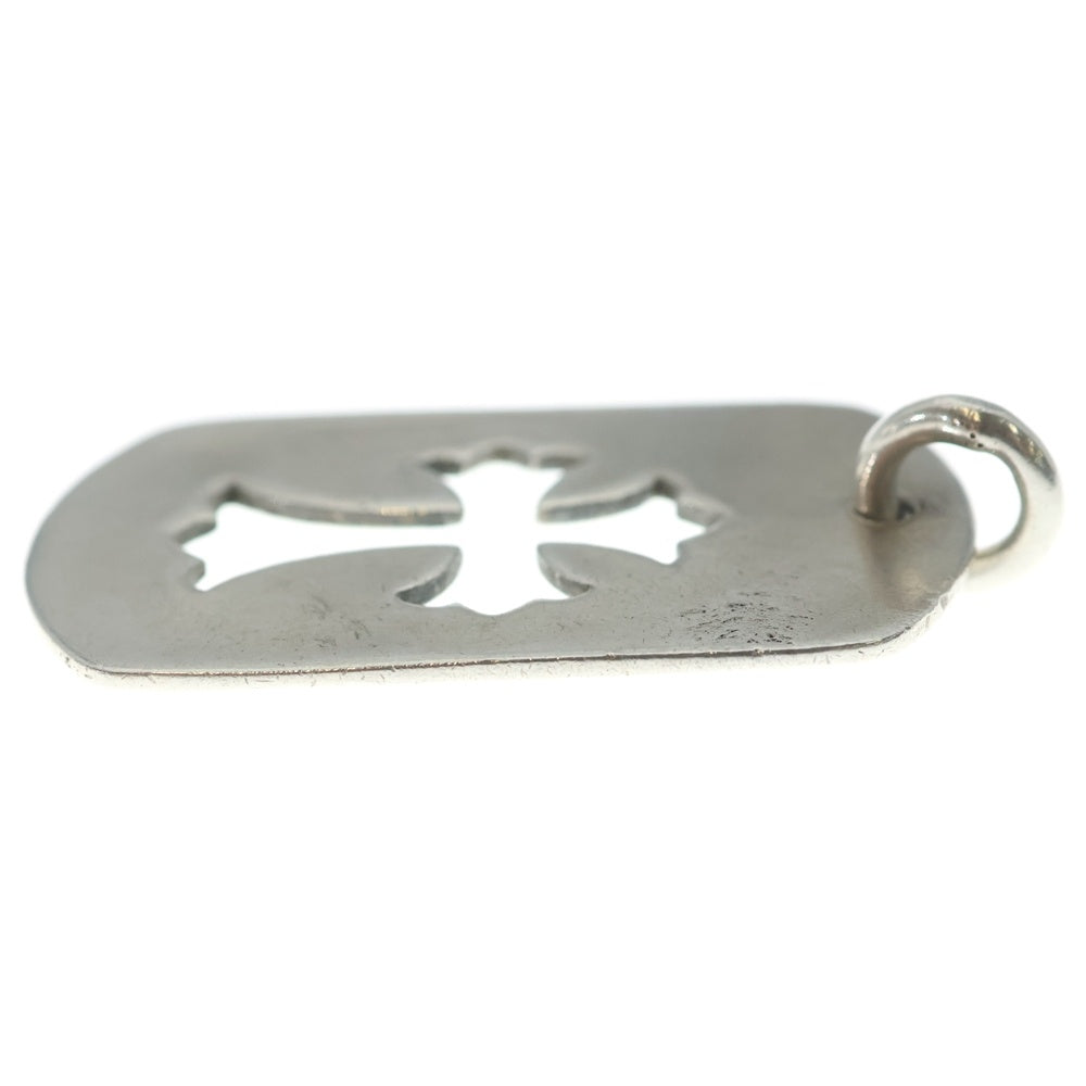 CHROME HEARTS(クロムハーツ) D TAG LRG CO CRS カットアウトクロスドッグタグ ラージ ペンダントトップ シルバー BCA239