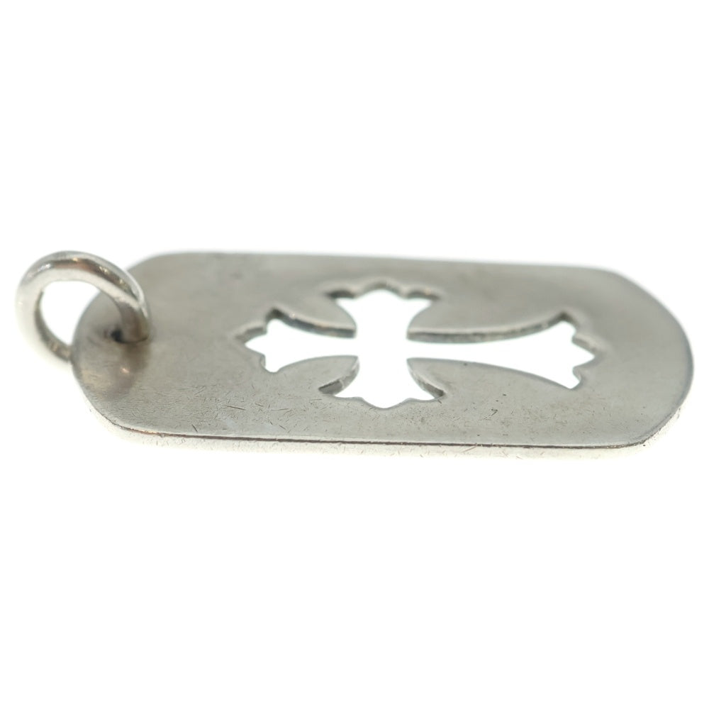 CHROME HEARTS(クロムハーツ) D TAG LRG CO CRS カットアウトクロスドッグタグ ラージ ペンダントトップ シルバー BCA239