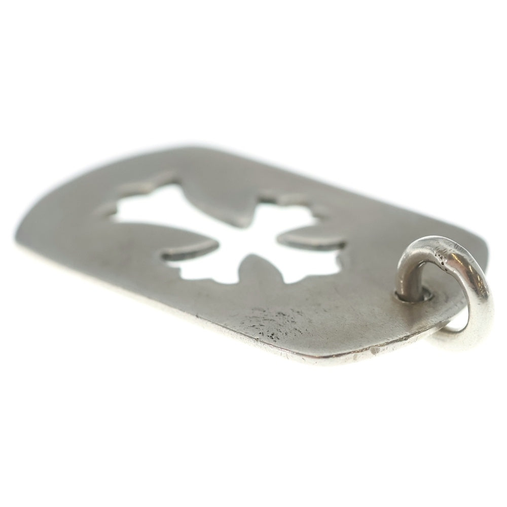 CHROME HEARTS(クロムハーツ) D TAG LRG CO CRS カットアウトクロスドッグタグ ラージ ペンダントトップ シルバー BCA239