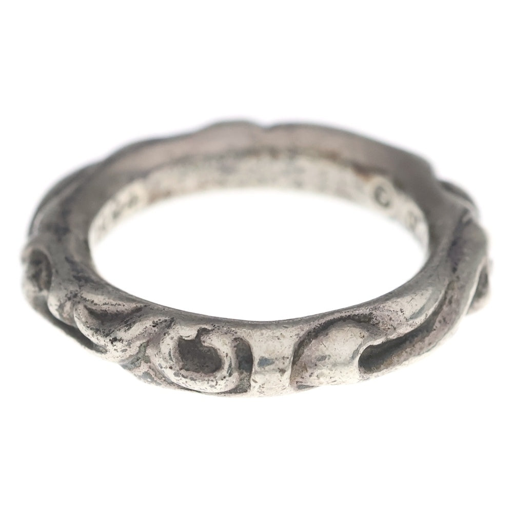 CHROME HEARTS(クロムハーツ) SCRL BAND スクロールバンド リング シルバー BCA351