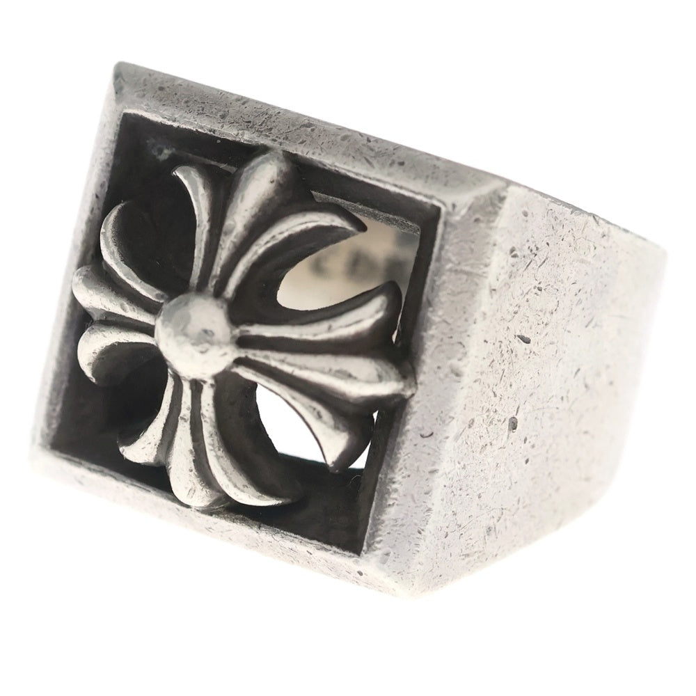 CHROME HEARTS(クロムハーツ) LETTER BLOCK レターブロックCHプラス リング シルバー