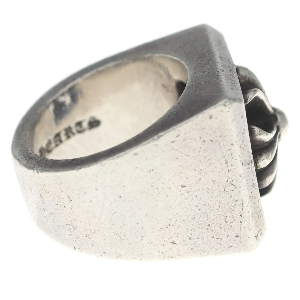 CHROME HEARTS(クロムハーツ) LETTER BLOCK レターブロックCHプラス リング シルバー