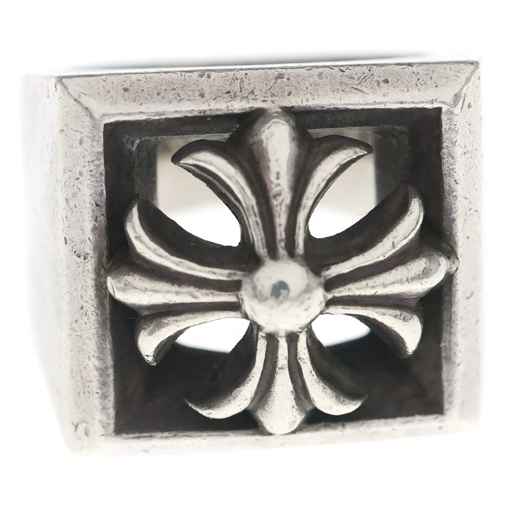 CHROME HEARTS(クロムハーツ) LETTER BLOCK レターブロックCHプラス リング シルバー
