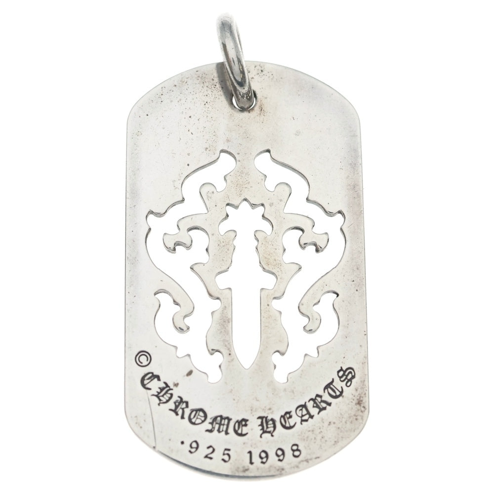 CHROME HEARTS(クロムハーツ) D TAG LRG LTD ラージドッグタグ ラージドッグタグネックレストップ