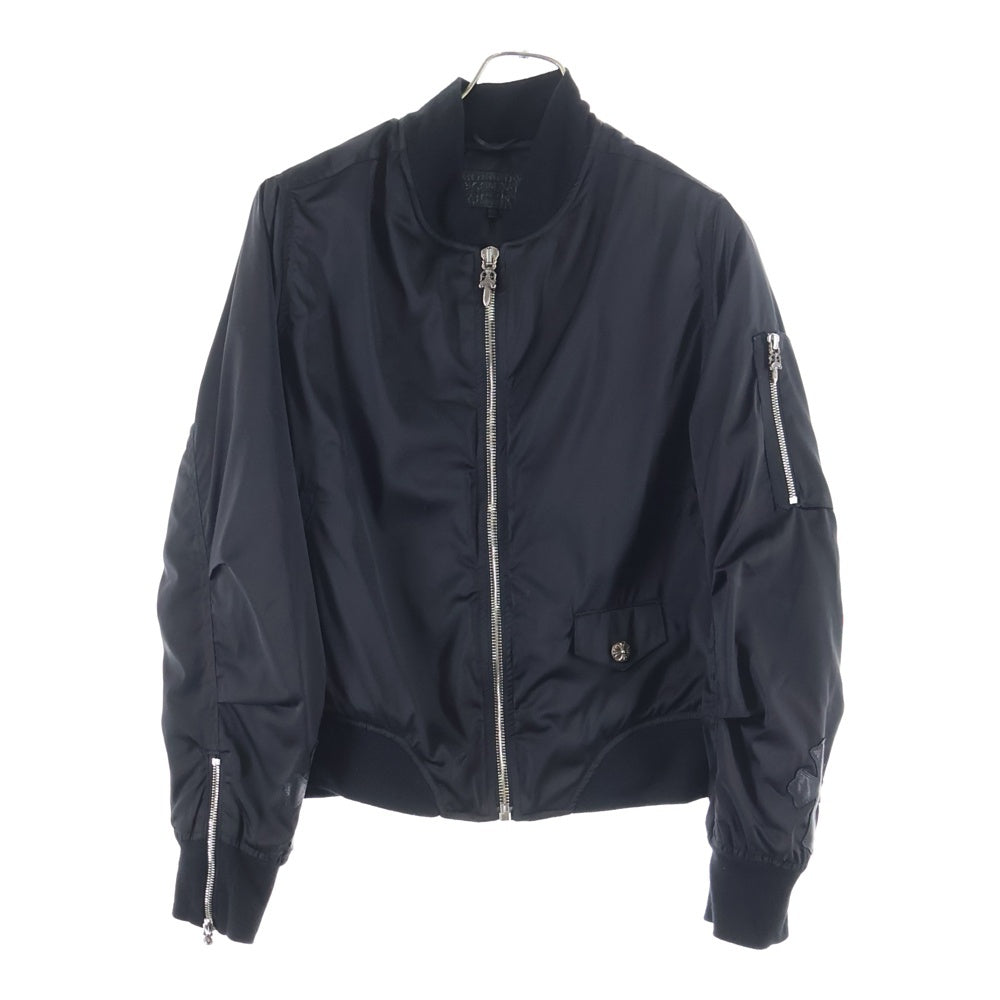 CHROME HEARTS(クロムハーツ) クロスパッチ クロスボールボタン ナイロンボンバージャケット MA-1