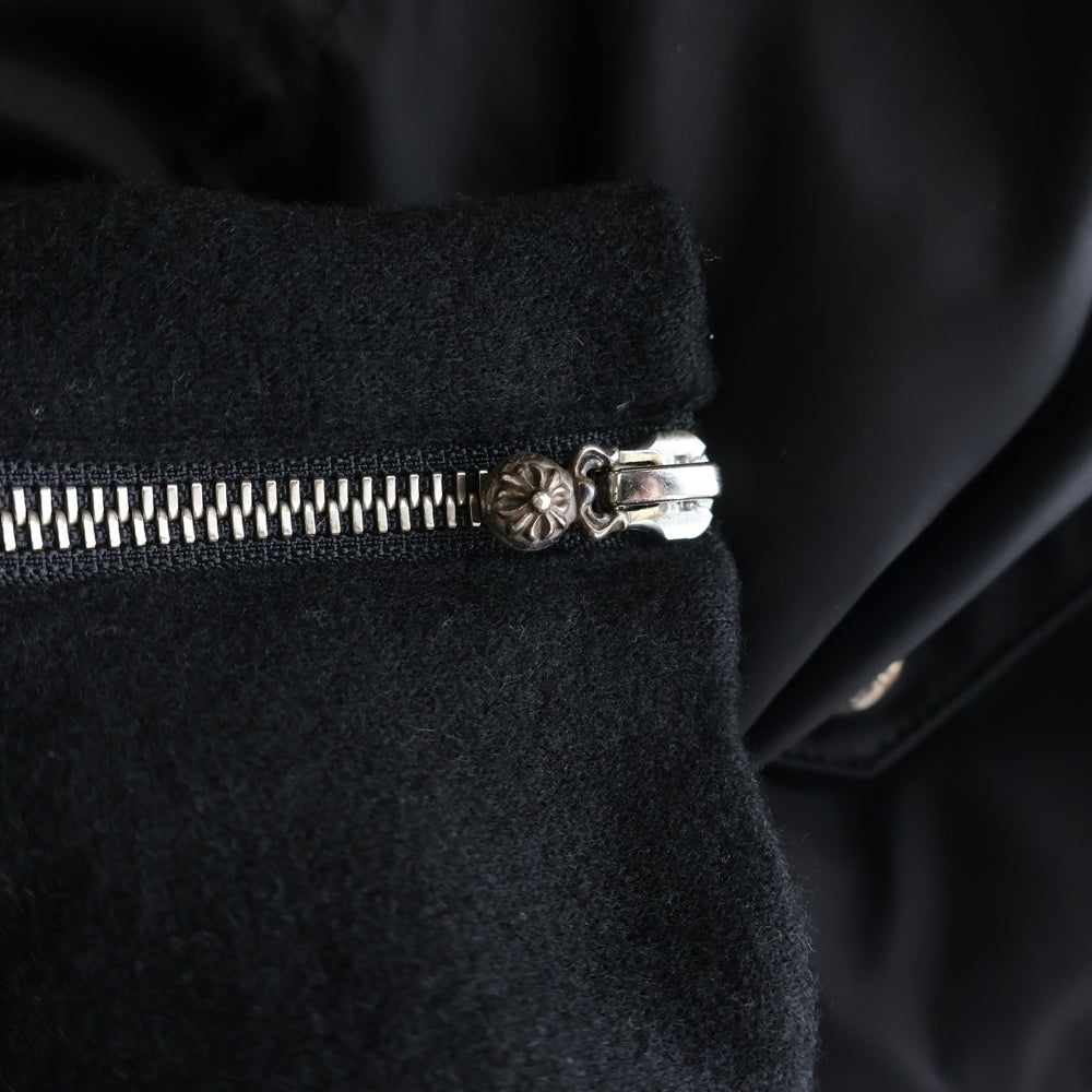 CHROME HEARTS(クロムハーツ) クロスパッチ クロスボールボタン ナイロンボンバージャケット MA-1