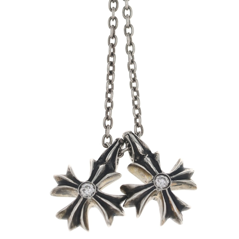 CHROME HEARTS(クロムハーツ) ×COMME des GARCONS CH PLUS 2P DMND CHプラス 2ポイントダイヤ シルバー