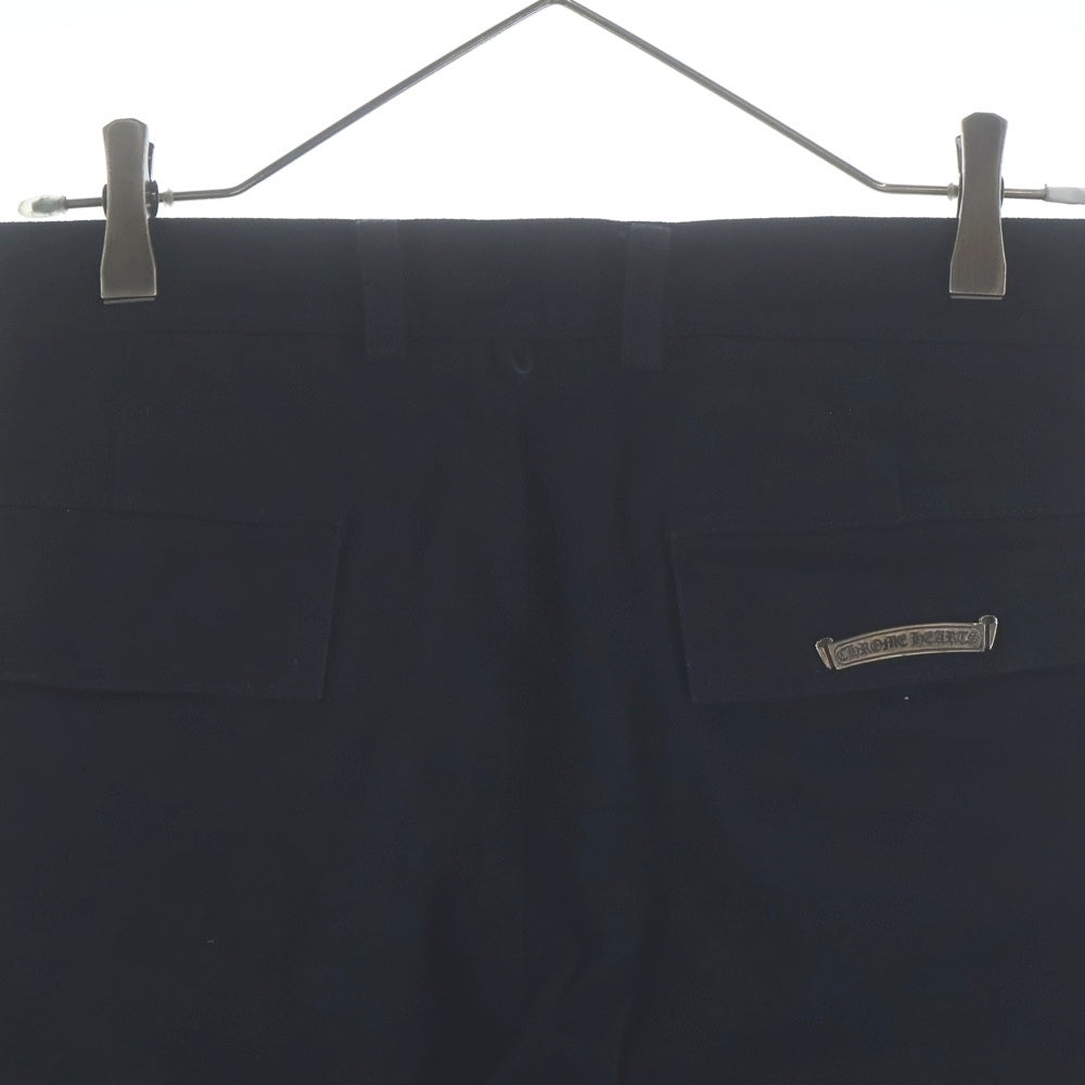 CHROME HEARTS(クロムハーツ) FLEURKNEE FATIGUE PANTS フレアニー ファティーグ カーゴパンツ ブラック/シルバー