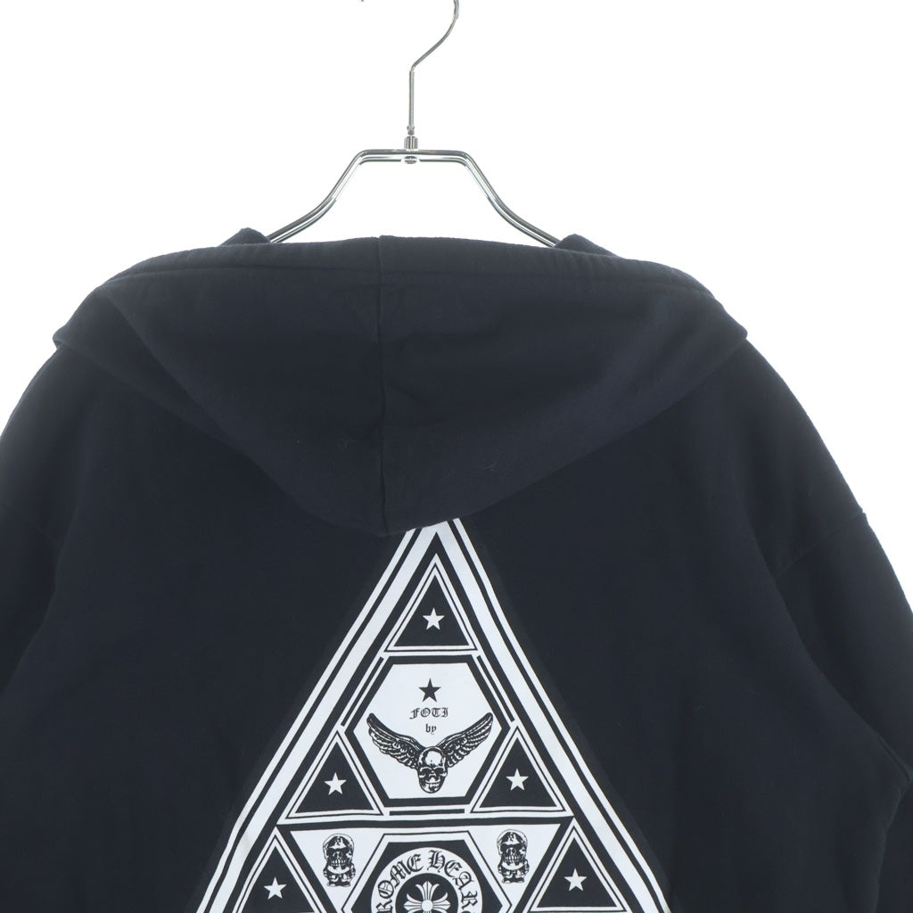 CHROME HEARTS(クロムハーツ) SWTSHRT HD ZIP FOTI フォティバックプリントジップアップパーカー