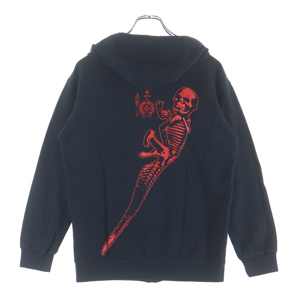 CHROME HEARTS(クロムハーツ) SWTSHRT HD ZIP FOTI フォティバックプリントジップアップパーカー