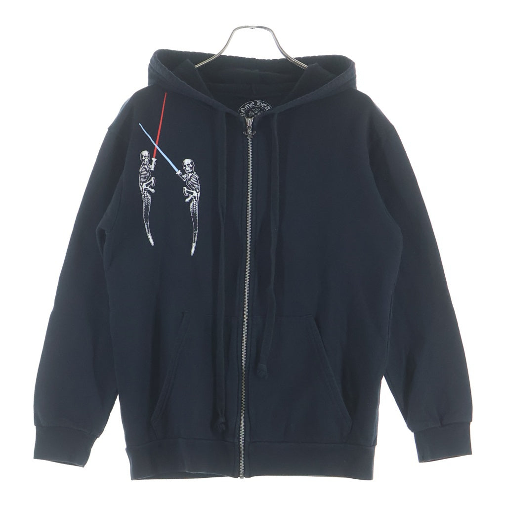 CHROME HEARTS(クロムハーツ) SWTSHRT HD ZIP FOTI フォティバックプリントジップアップパーカー