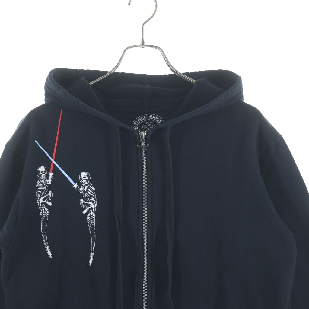 CHROME HEARTS(クロムハーツ) SWTSHRT HD ZIP FOTI フォティバックプリントジップアップパーカー