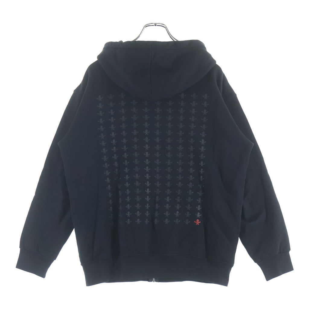 CHROME HEARTS(クロムハーツ) THRML HD ZIP 裏地サーマルジップ バックフォティプリントジップアップパーカー