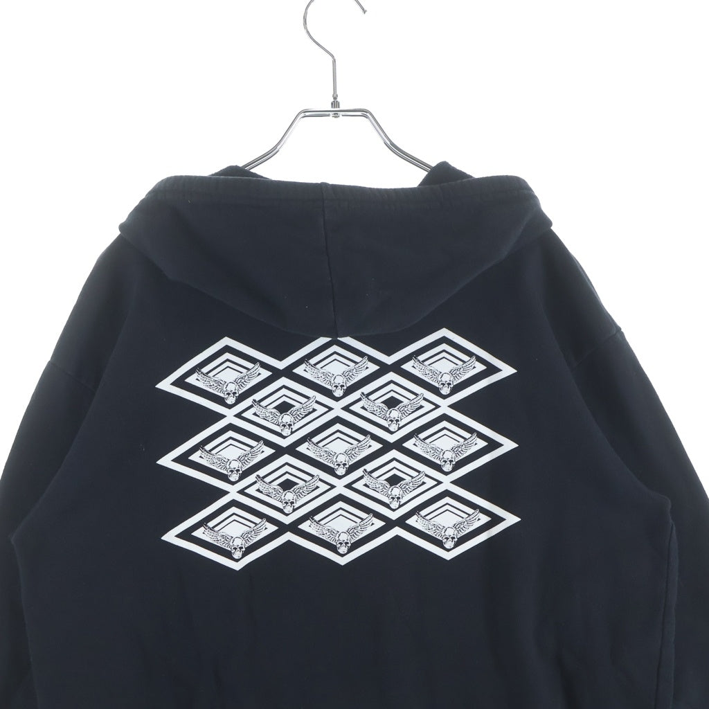 CHROME HEARTS(クロムハーツ) SWTSHRT HD ZIP FOTI フォティバックプリントジップアップパーカー