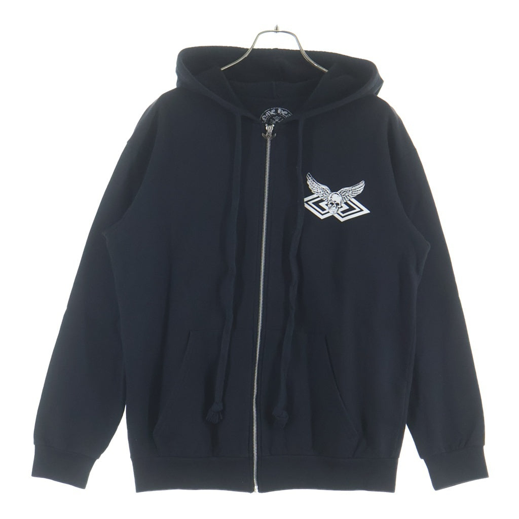 CHROME HEARTS(クロムハーツ) SWTSHRT HD ZIP FOTI フォティバックプリントジップアップパーカー