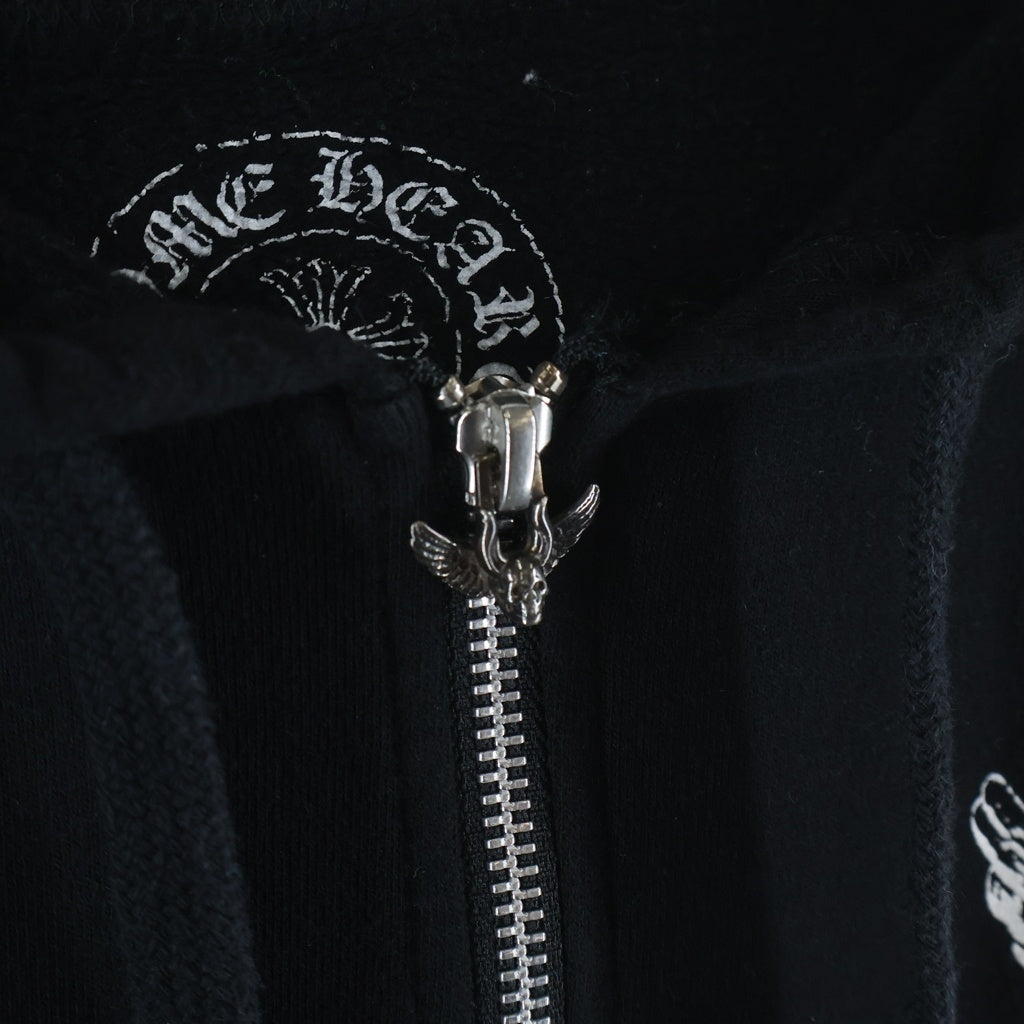 CHROME HEARTS(クロムハーツ) SWTSHRT HD ZIP FOTI フォティバックプリントジップアップパーカー
