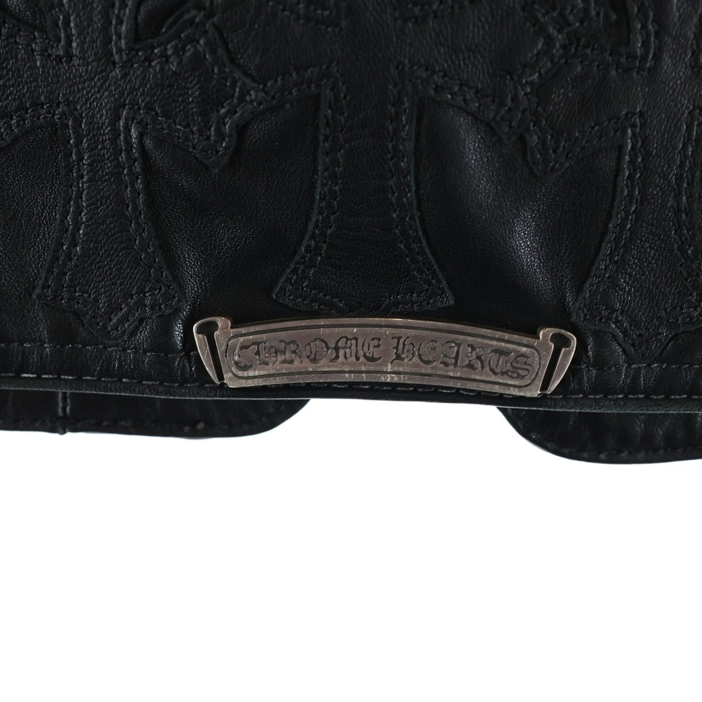 CHROME HEARTS(クロムハーツ) PAPA パパ セメタリークロスパッチレザー
