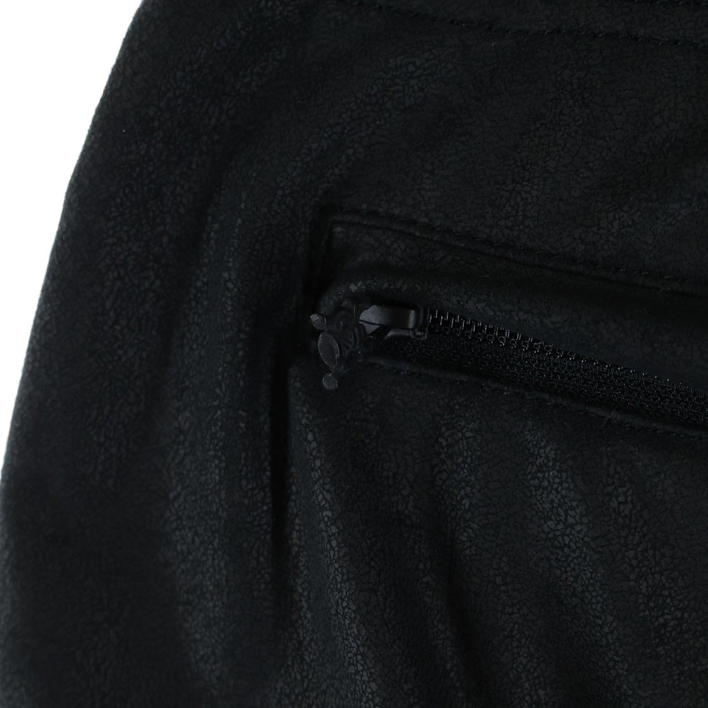 CHROME HEARTS(クロムハーツ) クロスパッチ付き ラムレザー ハーフ