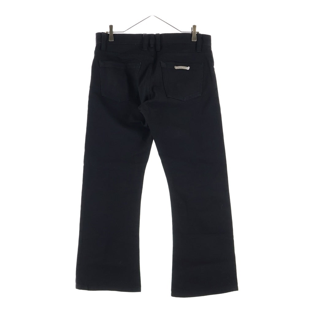 CHROME HEARTS(クロムハーツ) OLD COTTON STRAIGHT PANTS 5POCKET コットンストレートパンツ 5ポケット ブラック