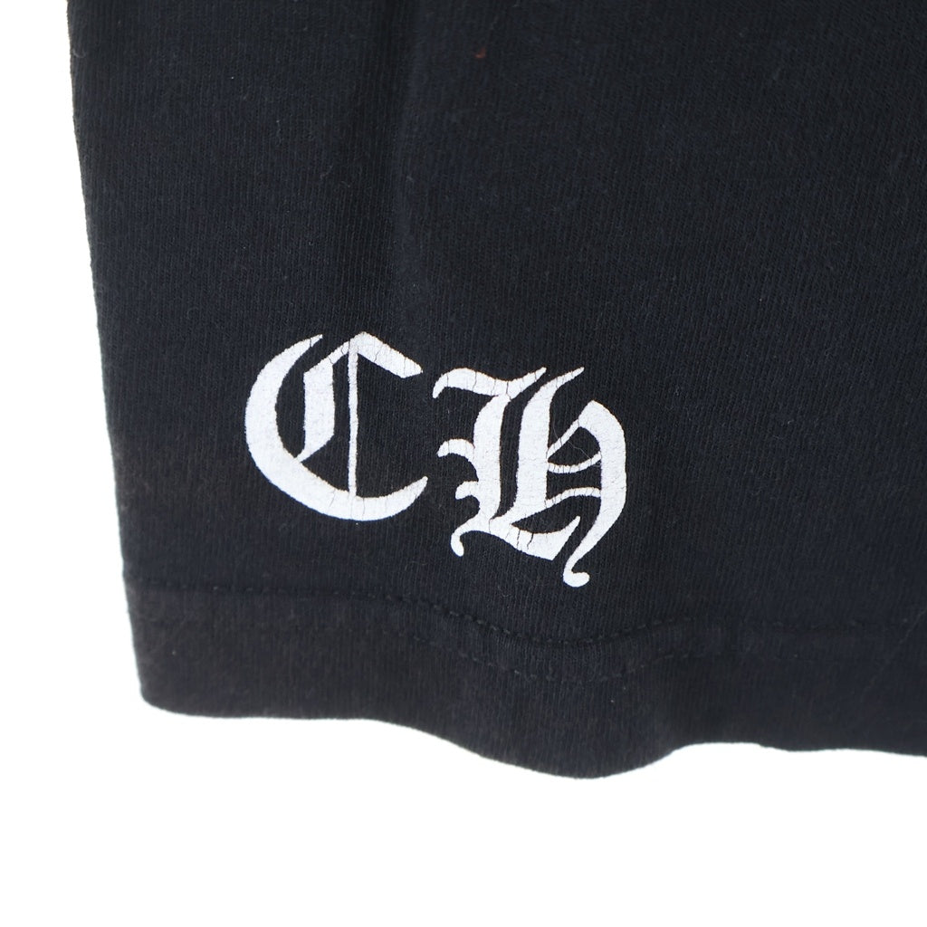 CHROME HEARTS(クロムハーツ) OLD Back Scroll Label Logo Tee バックスクロールラベルロゴ クルーネック半袖Tシャツカットソー ブラック