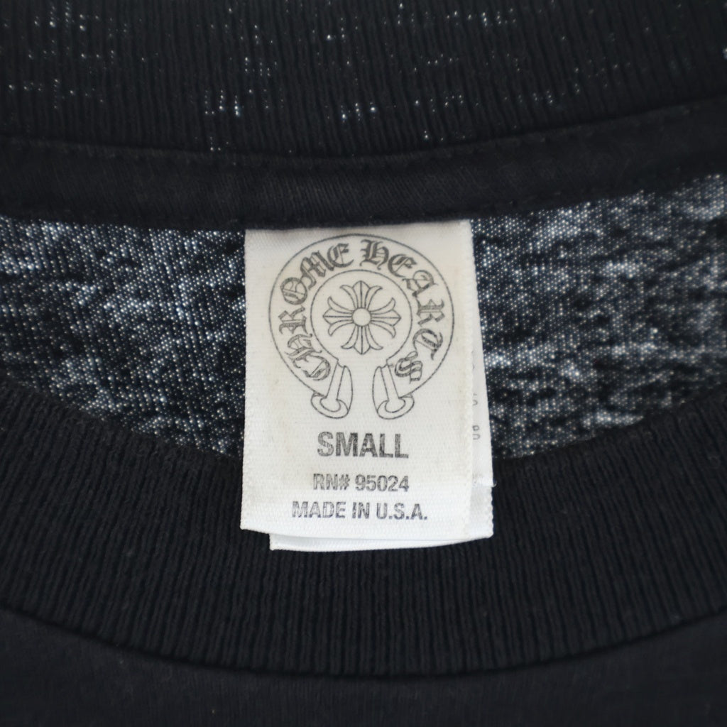 CHROME HEARTS(クロムハーツ) OLD Back Scroll Label Logo Tee バック