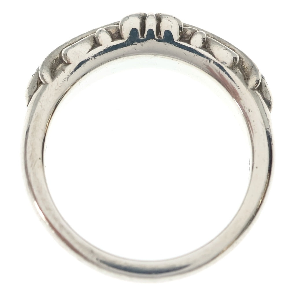 CHROME HEARTS(クロムハーツ) BABY CLSC P D ベイビークラシックフローラルクロス PAVEダイヤ シルバーリング