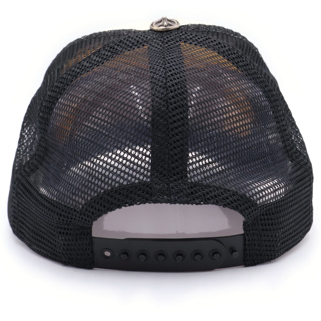 CHROME HEARTS(クロムハーツ) CH TRUCKER CAP CH トラッカーメッシュキャップ 帽子 ブラック/ホワイト