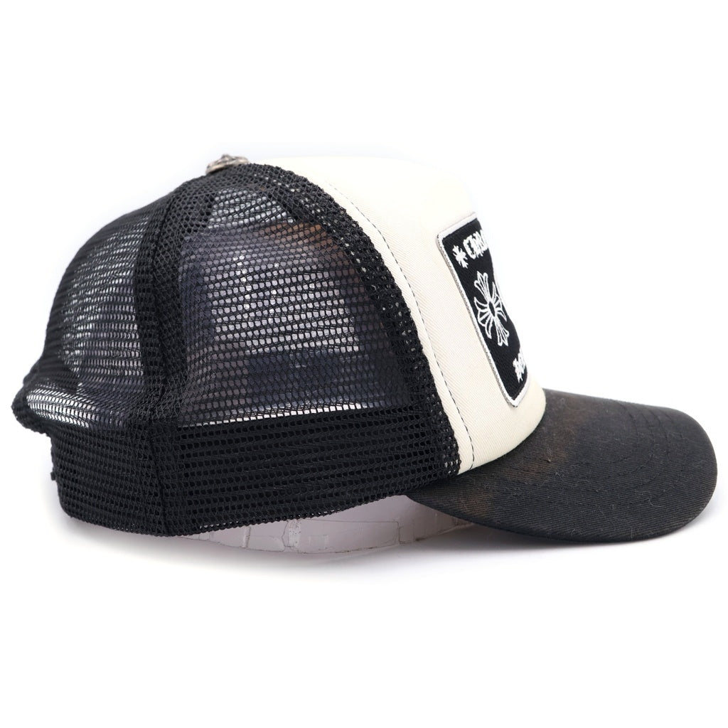 CHROME HEARTS(クロムハーツ) CH TRUCKER CAP CH トラッカーメッシュキャップ 帽子 ブラック/ホワイト