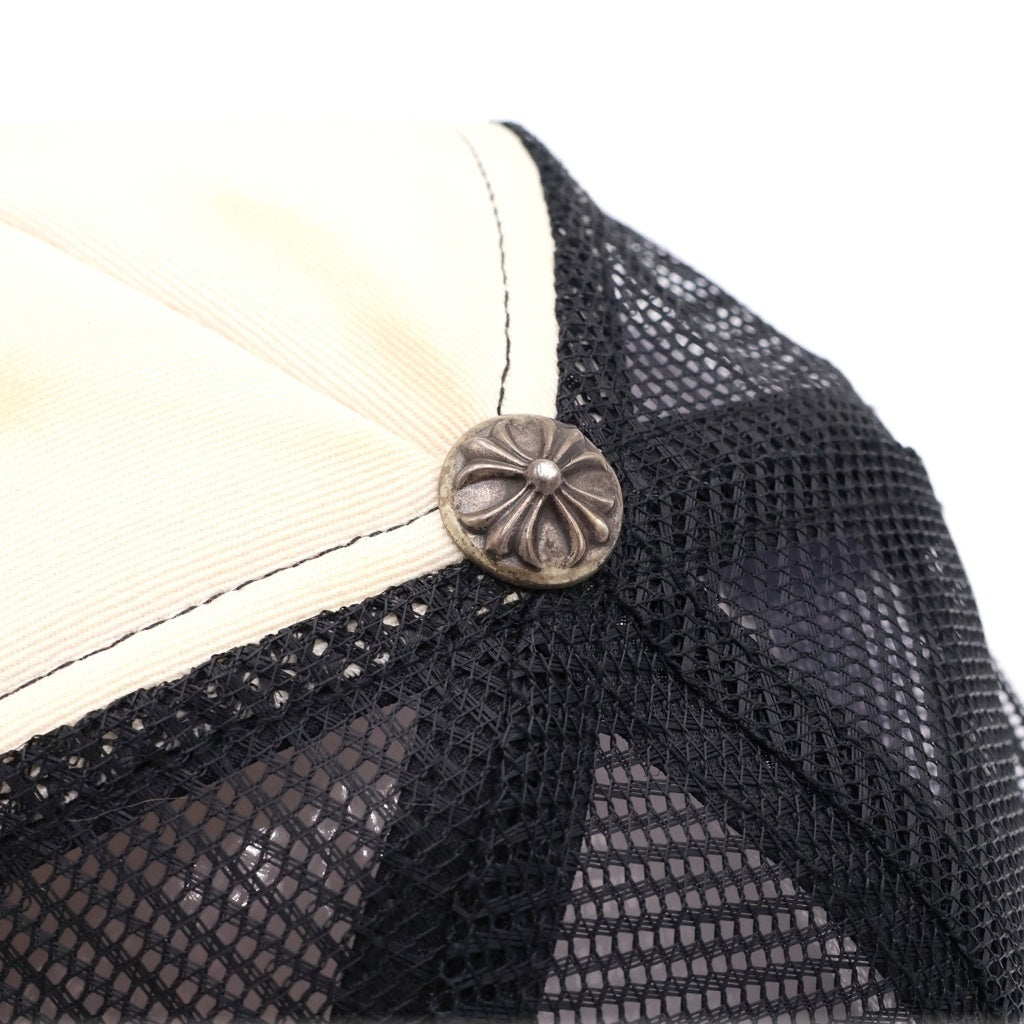 CHROME HEARTS(クロムハーツ) CH TRUCKER CAP CH トラッカーメッシュキャップ 帽子 ブラック/ホワイト