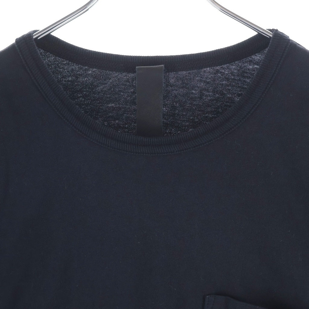 CHROME HEARTS(クロムハーツ) Y NOT 英字ラベル刺繍長袖カットソー ブラック
