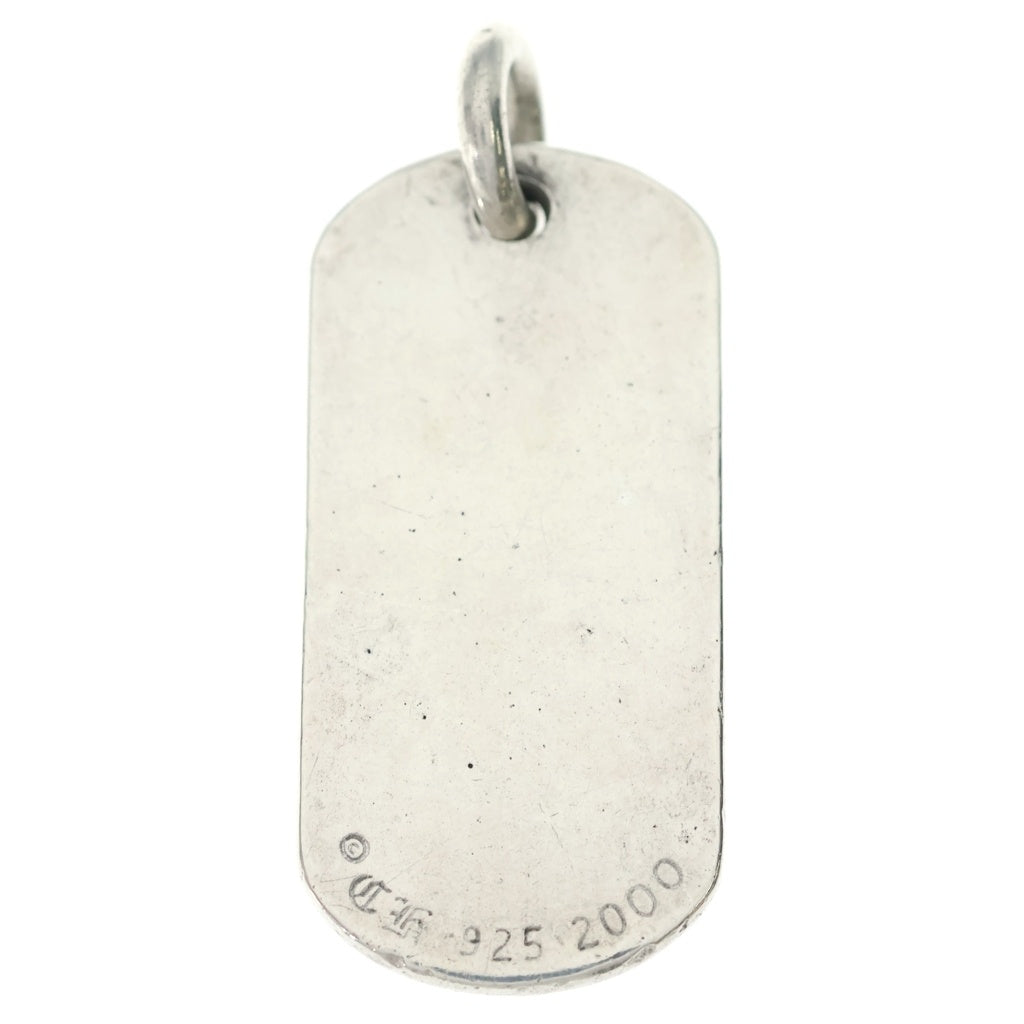 CHROME HEARTS(クロムハーツ) RAISED STAR DOGTAG レイズドスタードッグタグ LA限定 シルバーネックレストップ