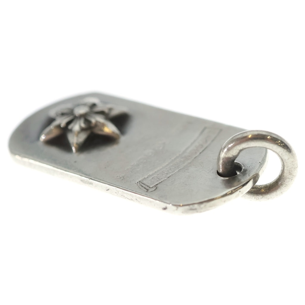 CHROME HEARTS(クロムハーツ) RAISED STAR DOGTAG レイズドスタードッグタグ LA限定 シルバーネックレストップ