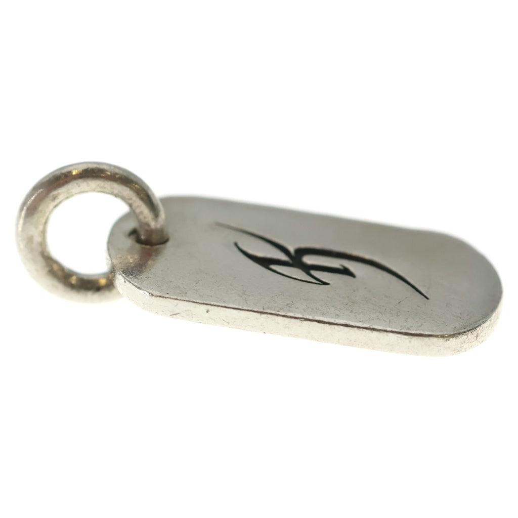 CHROME HEARTS(クロムハーツ) ×氷室京介 ドッグタグ イニシャルシルバーネックレストップ