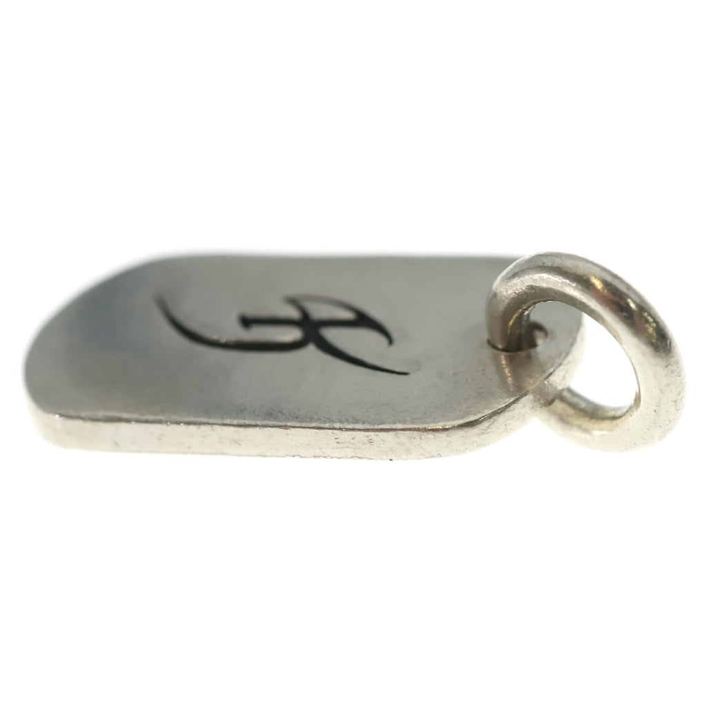 CHROME HEARTS(クロムハーツ) ×氷室京介 ドッグタグ イニシャルシルバーネックレストップ