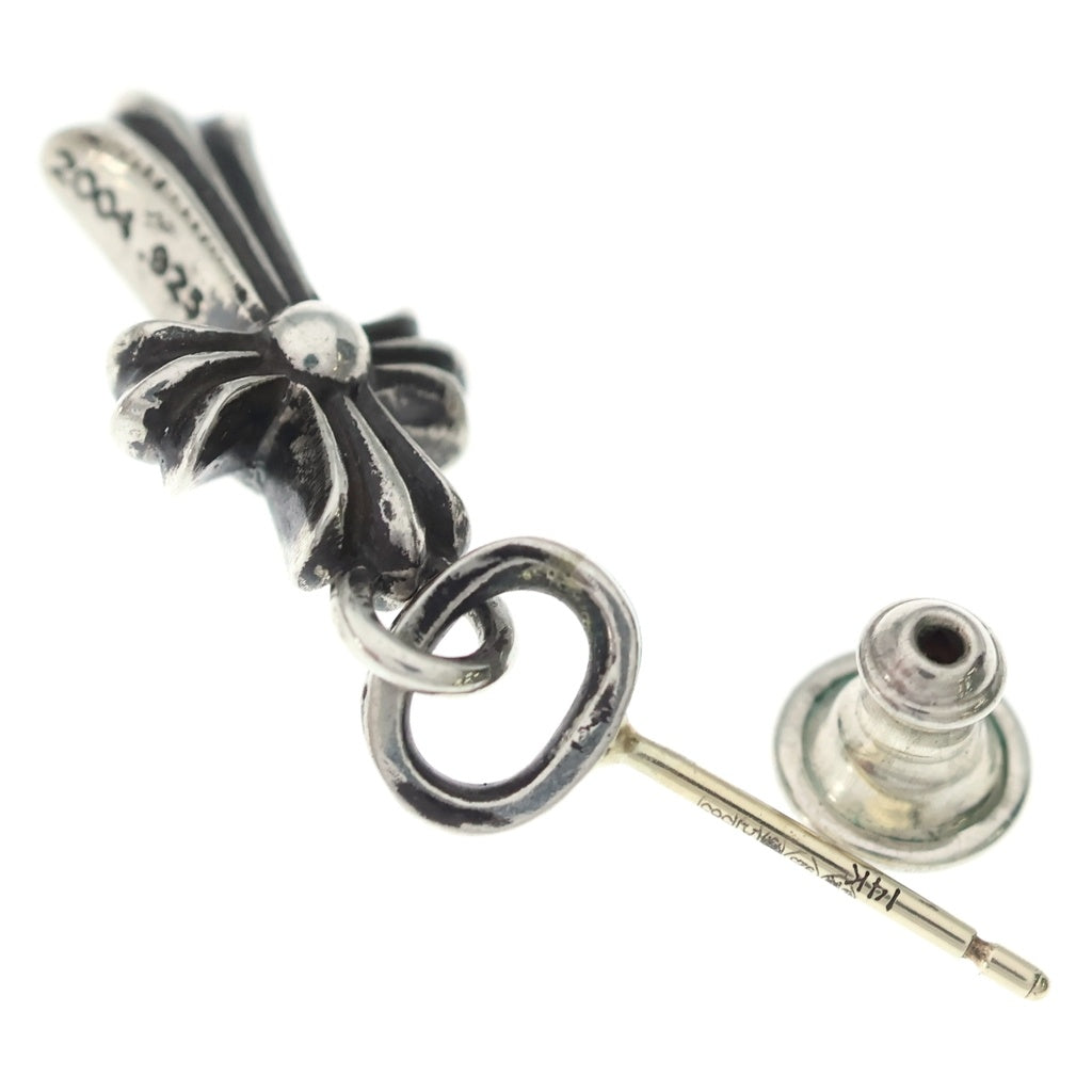 CHROME HEARTS(クロムハーツ) BBY F PPRCHN ベイビーファットクロス ドロップピアス シルバー BCA090