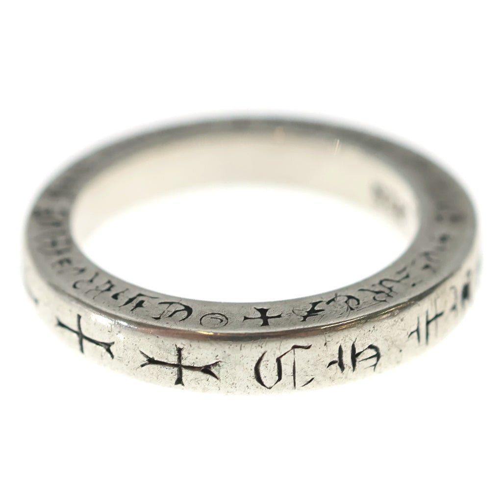 CHROME HEARTS(クロムハーツ) 3mm SPACER FUCKYOU DIA 3mmスペーサーファックユー シルバー 2Pダイヤリング レディース