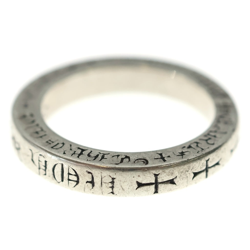 CHROME HEARTS(クロムハーツ) 3mm SPACER FUCKYOU DIA 3mmスペーサーファックユー シルバー 2Pダイヤリング レディース