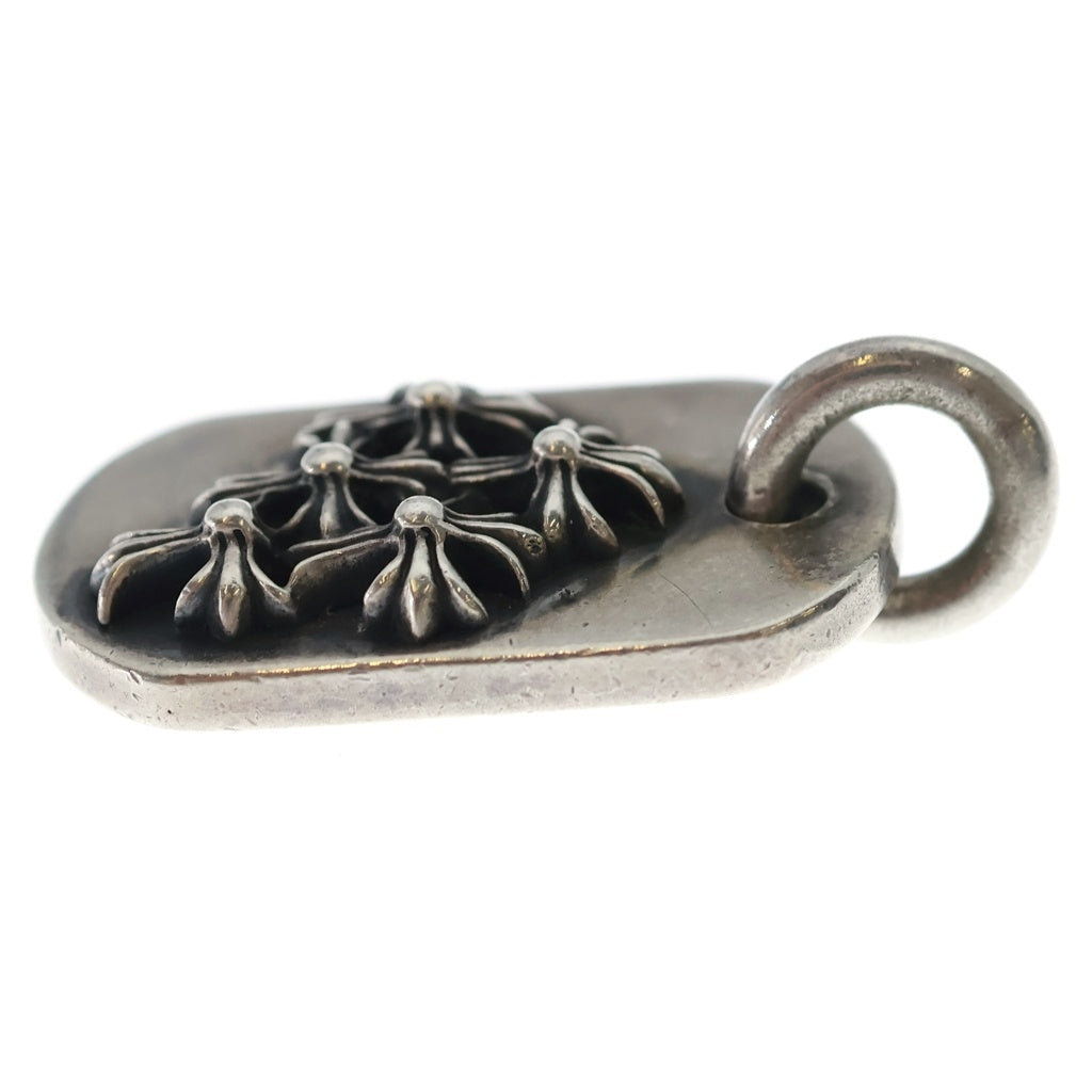 CHROME HEARTS(クロムハーツ) RAISED DOGTAG レイズドドッグタグ チャーム シルバーネックレストップ