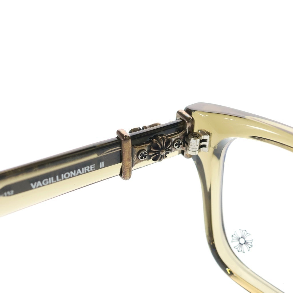 CHROME HEARTS(クロムハーツ) VAGILLIONAIRE II サイドダガーウェリントンフレームサングラス 眼鏡