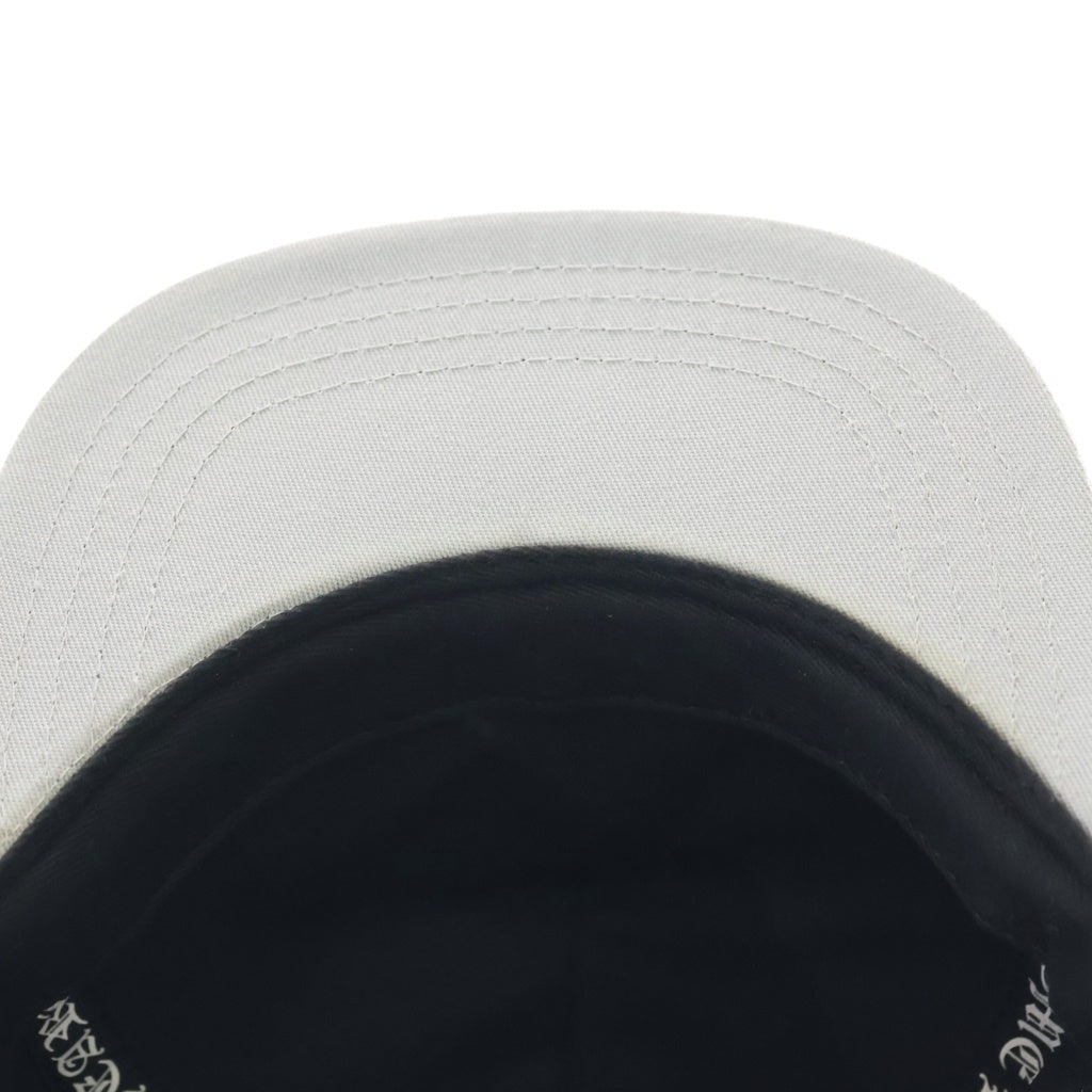 CHROME HEARTS(クロムハーツ) CH HAT CHロゴ刺繍ベースボールキャップ ブラック/シルバー