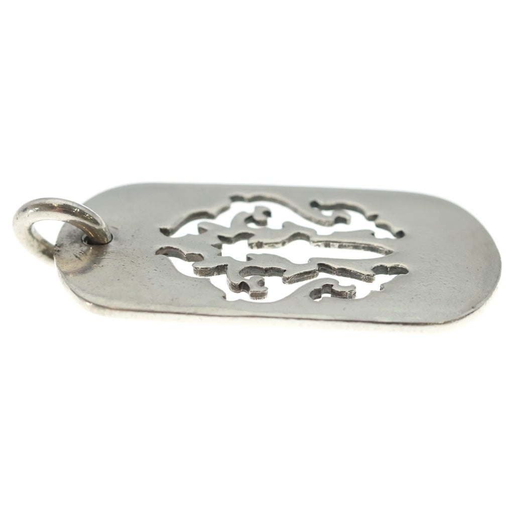 CHROME HEARTS(クロムハーツ) LARGE D TAG LRG DAGGER ダガーカットアウトドッグタグ ラージドッグタグ ネックレストップ オールド