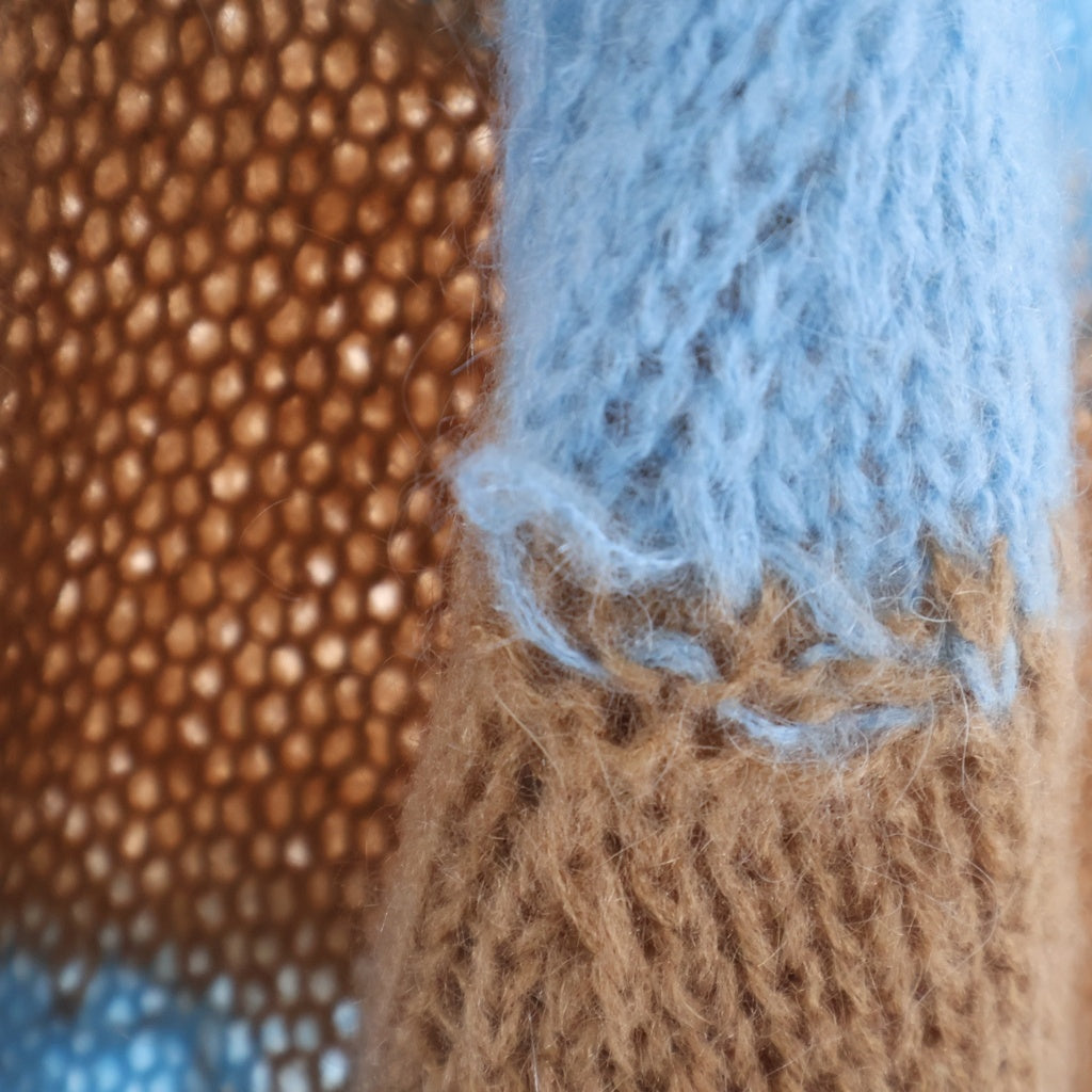 Acne Studios(アクネ ストゥディオズ) 21AW DAMAGE BORDER CREWNECK NECK FN-WN-KNIT000347 ダメージ加工ボーダークルーネックニット セーター