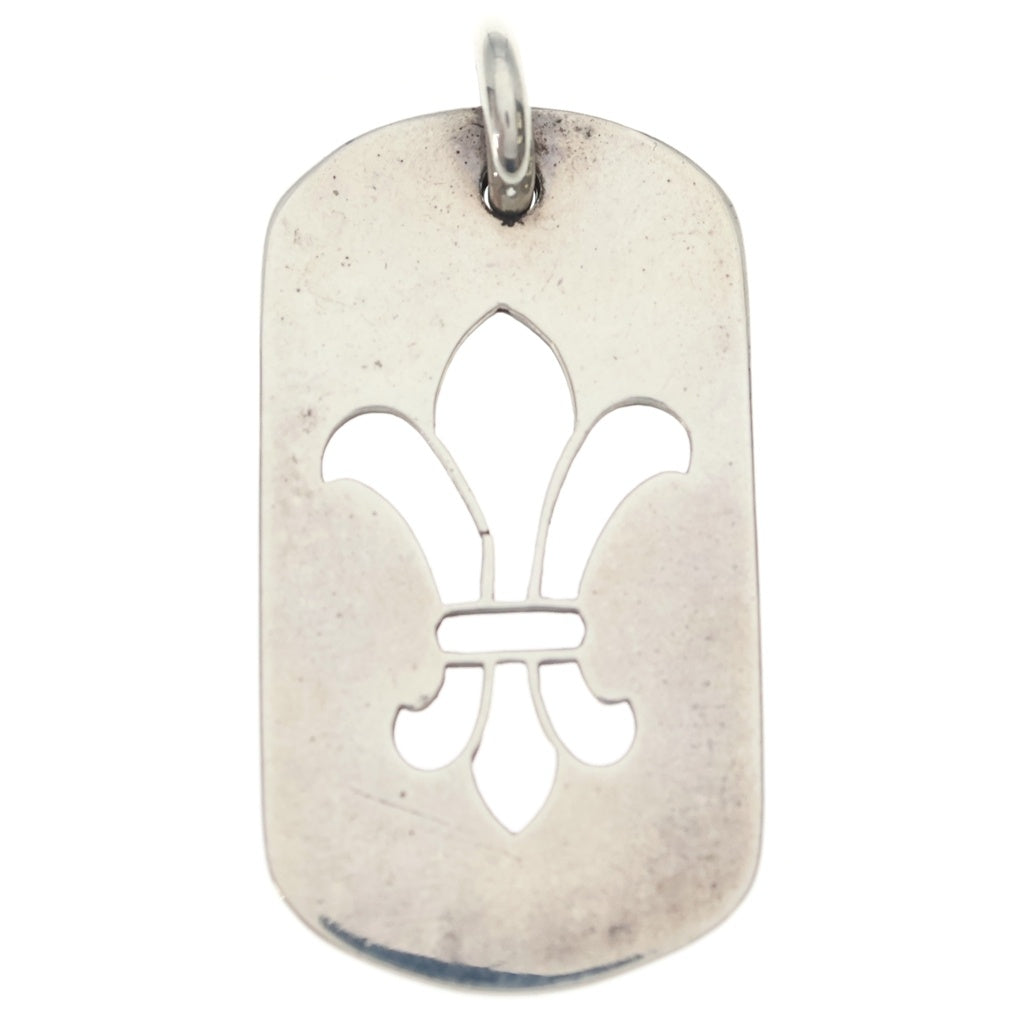 CHROME HEARTS(クロムハーツ) D TAG LRG CO BS FLUER BSフレア ラージドッグタグネックレストップ